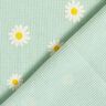 Wafel jersey Madeliefjes – licht mint,  thumbnail number 4