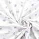 GOTS Katoenjersey Aquarel bloemetjes – ecru/riet,  thumbnail number 3