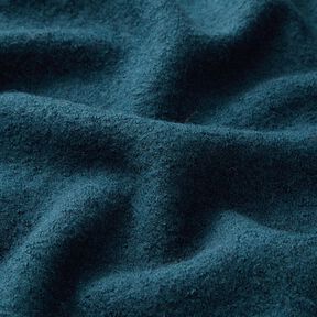 Lichtgewicht gebreide stof van een viscose- en wolmix – oceaanblauw, 