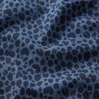 Stretchjeans luipaardprint – jeansblauw, 