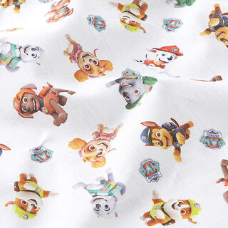 Cretonne Licentiestof Paw Patrol vrienden | Viacom – wit, 