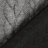 Jerseyjacquard cloqué kabelsteekpatroon – lichtgrijs,  thumbnail number 4