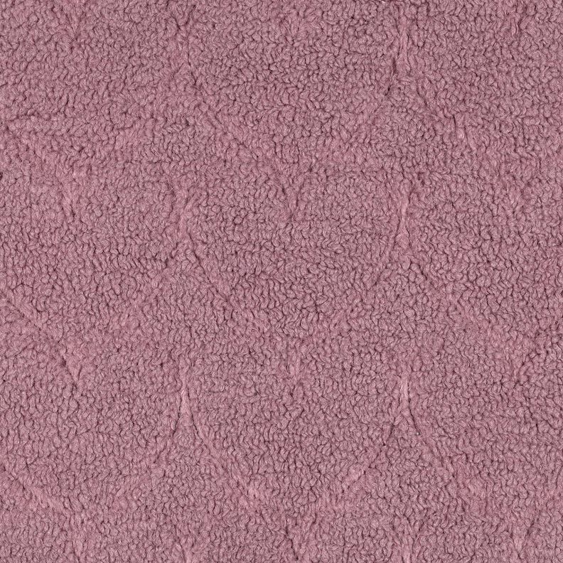 Nepbont Hartenmotief | Poppy Fabrics – donker oudroze,  image number 1