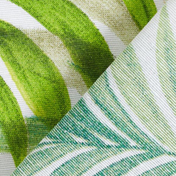 Decostof Canvas exotische bladeren – groen/wit, image number 4
