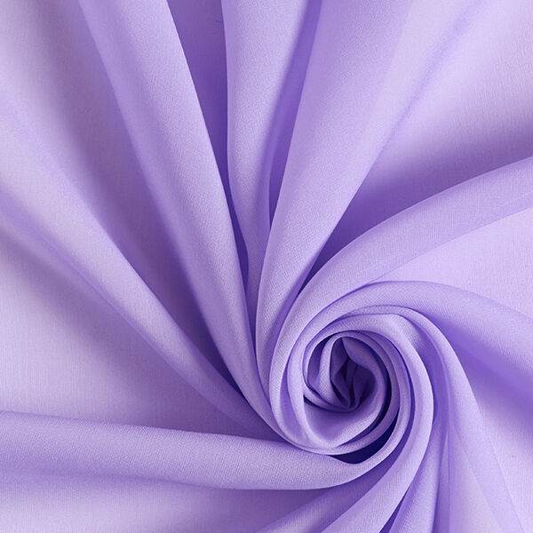 Zijdechiffon – pastellila, image number 1