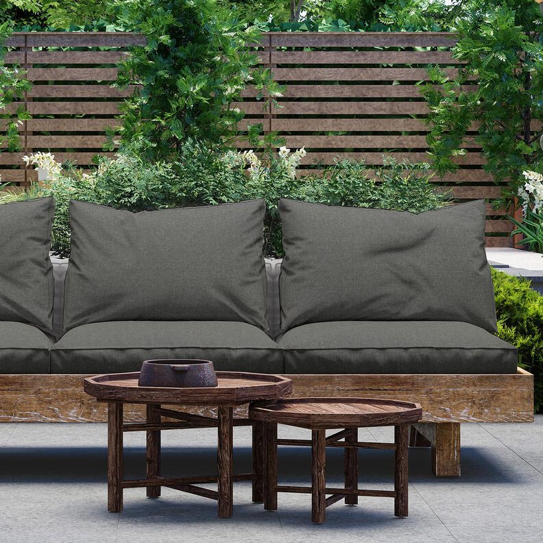 Outdoorstof Canvas Effen – graniet,  image number 5