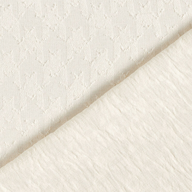 Jacquard Dobby pied-de-poule – ecru,  image number 6