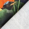 Decostof Half panama Digitaal printen Exotisch – donkergroen,  thumbnail number 4