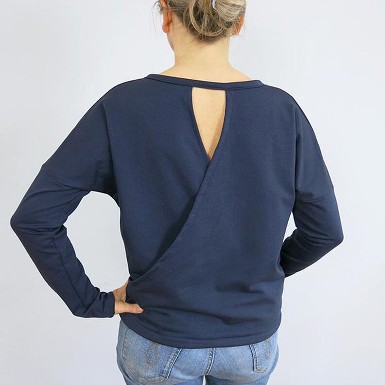 FRAU VEGA - casual trui op de rug met wikkellook, Studio Schnittreif  | XS -  XXL,  image number 8