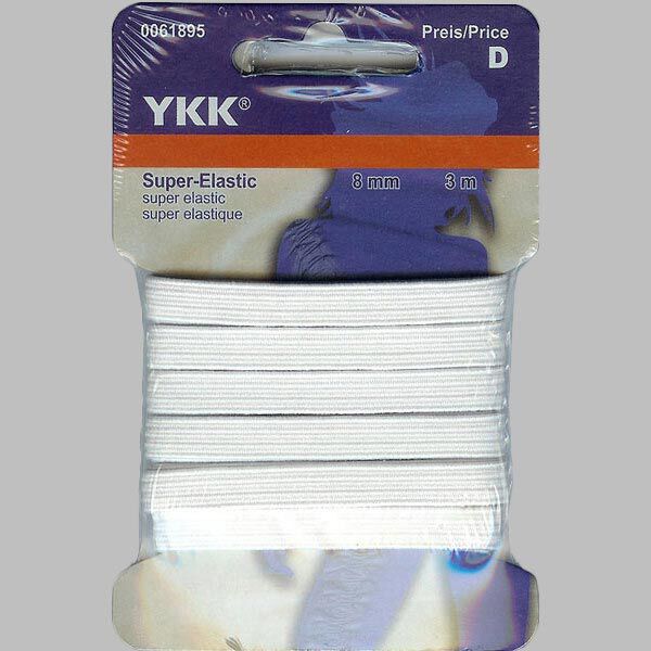 Super elastiek [3m] – wit | YKK,  image number 1