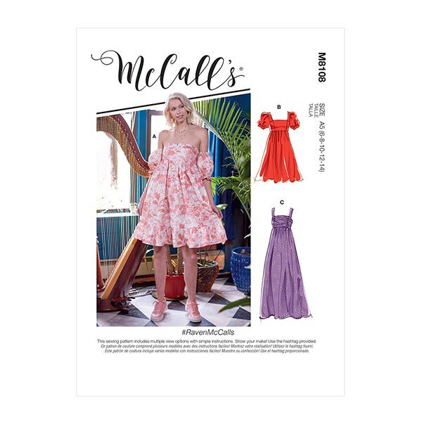 Zomerjurk , McCall´s 8108 | 42-50, image number 1