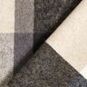 Mantelstof Katoenmix grote tartan-ruit – lichtbeige/oudzilver,  thumbnail number 4