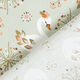 Katoenpopeline Zwaan en bloem – pastelgroen,  thumbnail number 4