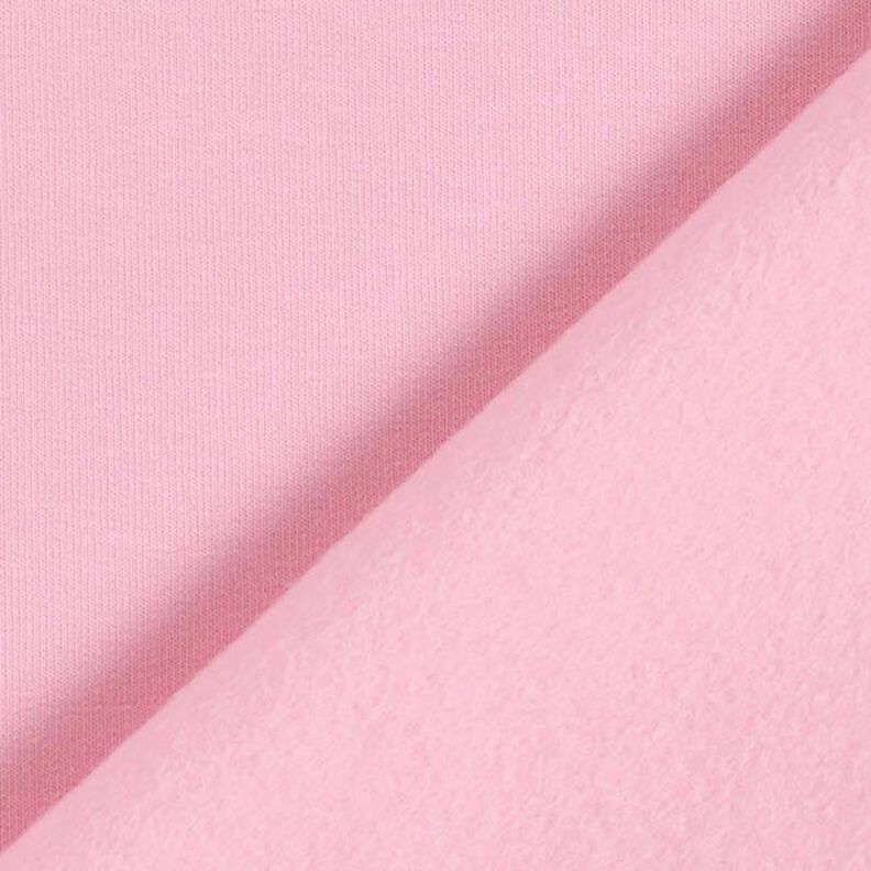 Licht katoenen sweatstof effen – roze,  image number 5