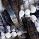 Nepbont ribstructuur batik – lichtgrijs/blauw,  thumbnail number 3