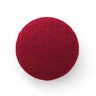 Beklede knoop, linnen medium – donkerrood,  thumbnail number 1