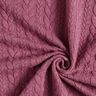 Jerseyjacquard cloqué kabelsteekpatroon – framboos,  thumbnail number 3