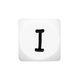 Houten letters I – wit | Rico Design,  thumbnail number 1