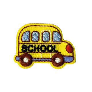 Applicatie schoolbus [ 3 x 3 cm ] – geel, 