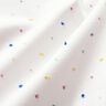 Popeline Kleurrijke confetti – wit,  thumbnail number 2