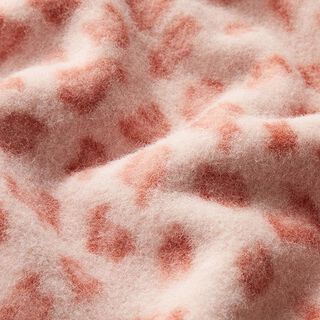 Pluizige fleece luipaard – roos/oudroze, 