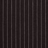 Viscose-linnen-mix brede krijtstrepen – zwart,  thumbnail number 1