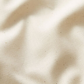 Katoenen stof Cretonne Effen – creme, 