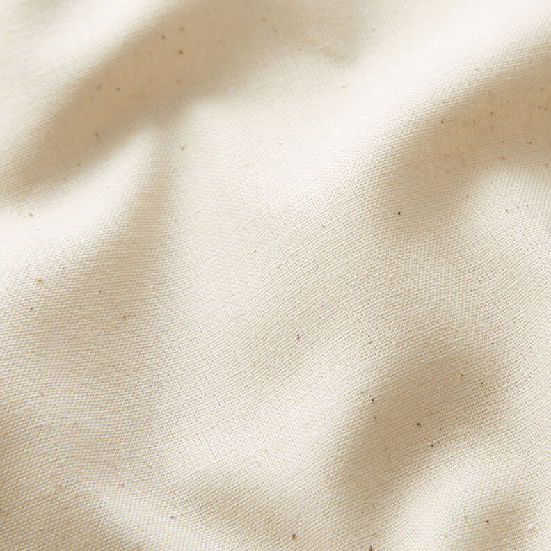 Katoenen stof Cretonne Effen – creme,  image number 2