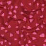 Sommersweat Harten | Poppy Fabrics – donkerrood/pink,  thumbnail number 2