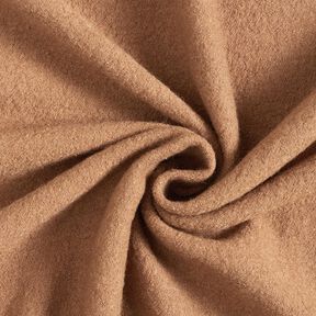 Lichtgewicht gebreide stof van een viscose- en wolmix – mocca, 