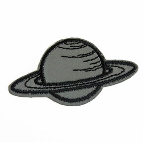 Applicatie Reflecterende planeet [ 6,9 x 3,6 cm ] – zilver, 