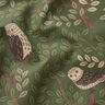 Decostof Half panama Bosuilen – donkergroen/chocolade,  thumbnail number 2