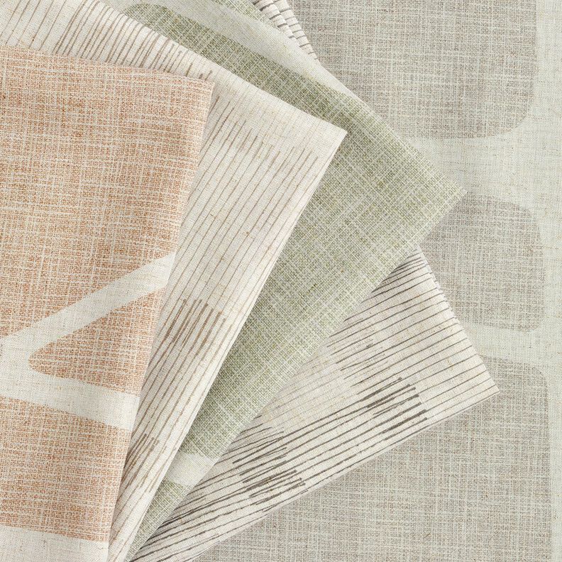 Vitragestof Linnen-mix Formulieren – licht taupe/natuur, image number 5