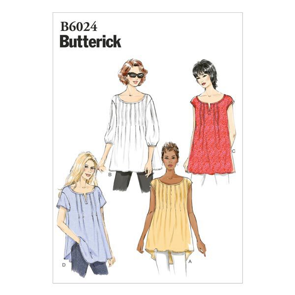 Top, Butterick 6024|32 - 40,  image number 1