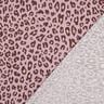 Viscose-linnen-mix Luipaardprint | Poppy Fabrics – licht oudroze/aubergine,  thumbnail number 4