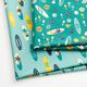 French Terry sommersweat retro zomer  | PETIT CITRON – petroleum,  thumbnail number 3