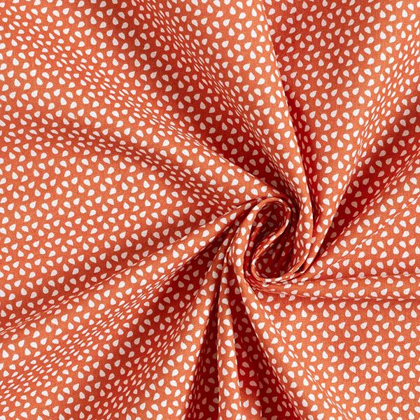 Katoenen stof Cretonne Stippen – terracotta, image number 3