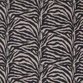 Bekledingsstof Jacquard Zebra – zwart/grijs, 