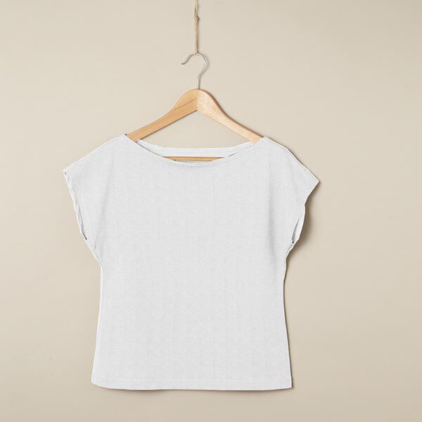 Jersey linnen-viscosemix effen – wit, image number 6