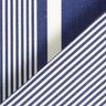 Outdoorstof Canvas Strepen – marineblauw/wit,  thumbnail number 5