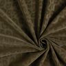 Gecoate broekstof met geborstelde luipaardprint – kaki,  thumbnail number 3