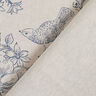 Decostof Half panama romantische pauwen – natuur/blauw,  thumbnail number 4