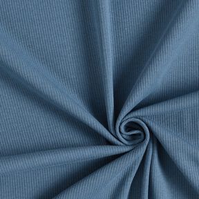 Ribjersey fijne 2-1-1-1 ribbels – jeansblauw, 
