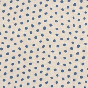 Decostof Half panama losse punten – blauw/cashew, 