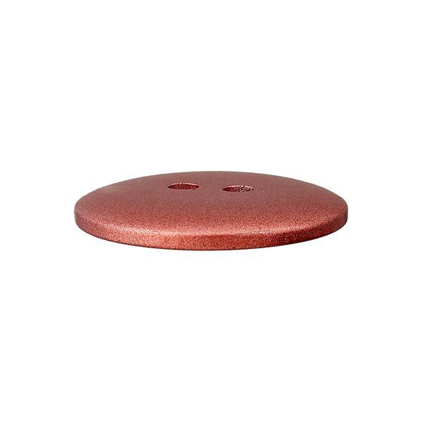 Polyester knoop Metallic 2-gats – rood, image number 2