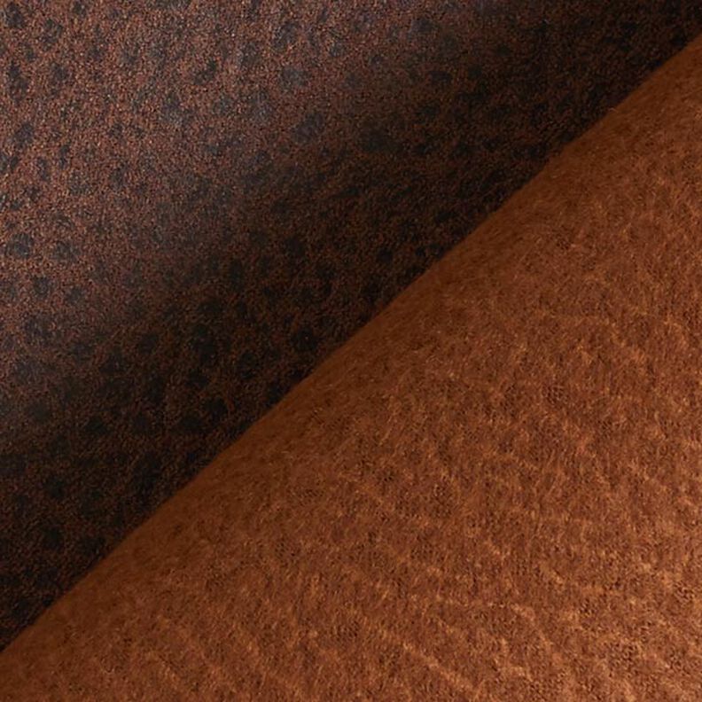 Bekledingsstof Imitatieleer – donkerbruin,  image number 3