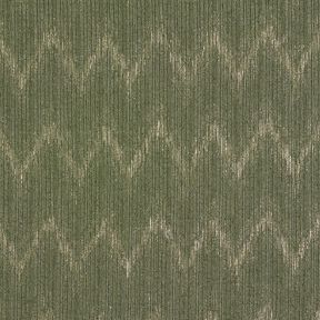 Fijngebreid Gouden zigzag – kaki/goud metallic, 
