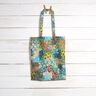 Gecoate katoen Bloemenzee – oceaanblauw/terracotta,  thumbnail number 8