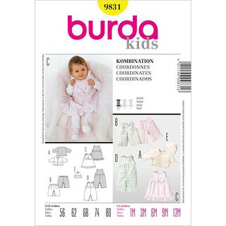 Jas / broek / jurk / muts, Burda 9831, 