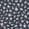 Sweatshirt Bloemen | by Poppy – anthraciet/lila,  thumbnail number 1